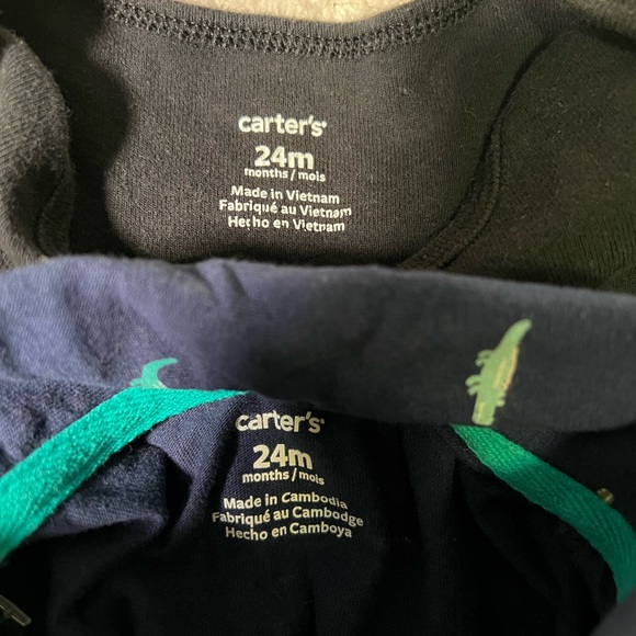 Carters 100% Cotton Bodysuits (2 pack) 24 Months - Picture 4 of 7